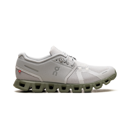On Running Cloud 5 Glacier Grey Reseda Green